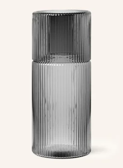 Set RIPPLE SMALL: Karaffe und Glas