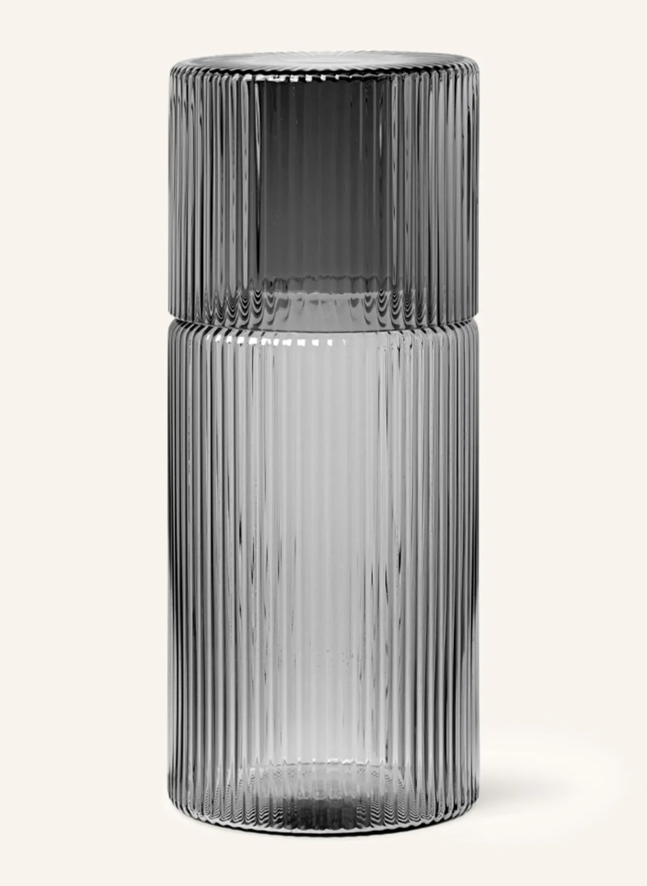 Set RIPPLE SMALL: Karaffe und Glas