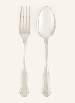 Set: Servierlöffel und Serviergabel