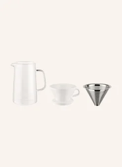 Set SLOW COFFEE: Kaffeemühle, Karaffe und Filterhalter