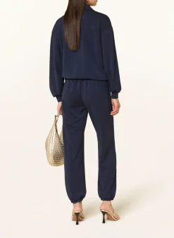 Set: Sweat-Troyer und Sweatpants mit Schmucksteinen