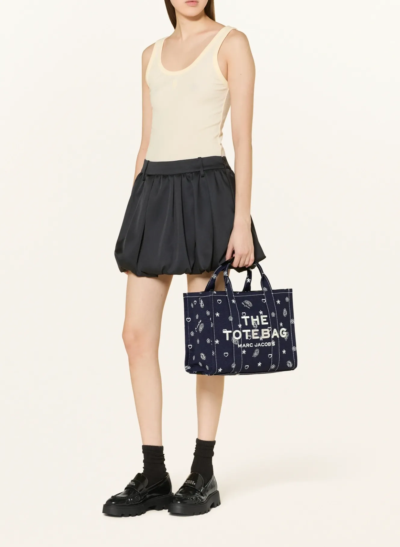 Shopper THE BANDANA CANVAS MEDIUM TOTE BAG