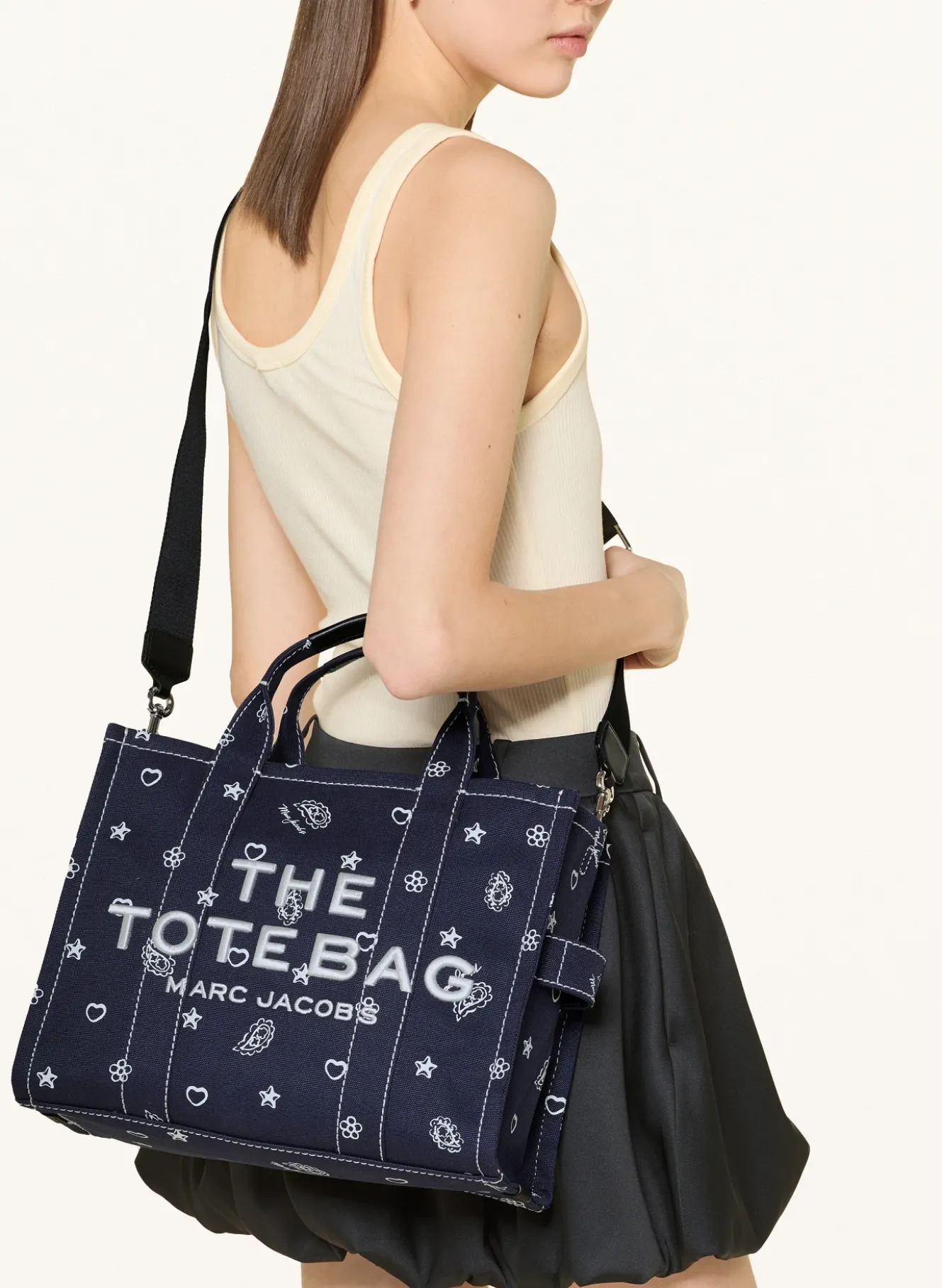Shopper THE BANDANA CANVAS MEDIUM TOTE BAG