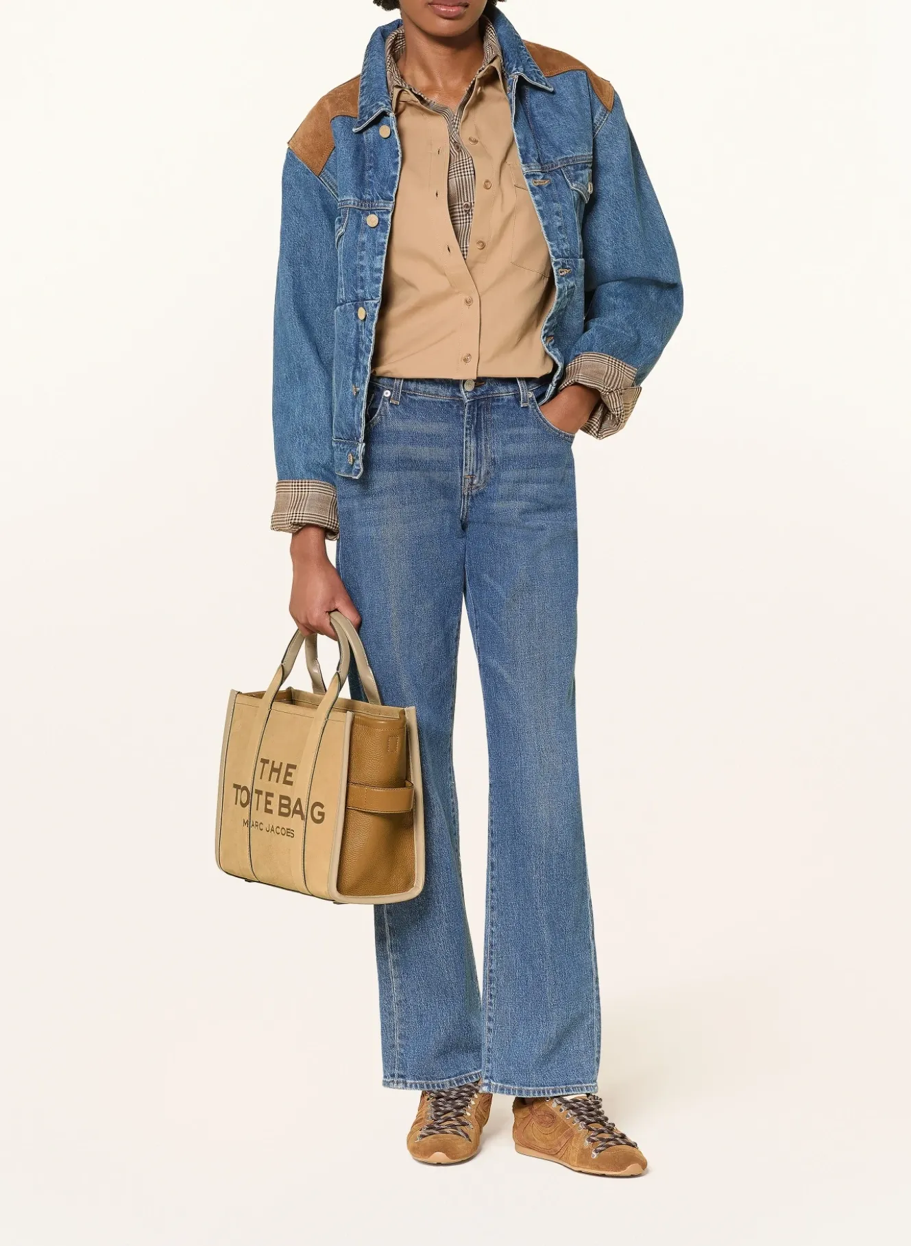 Shopper THE SUEDE MEDIUM TOTE BAG
