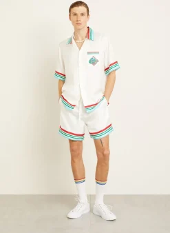 Shorts aus Seide