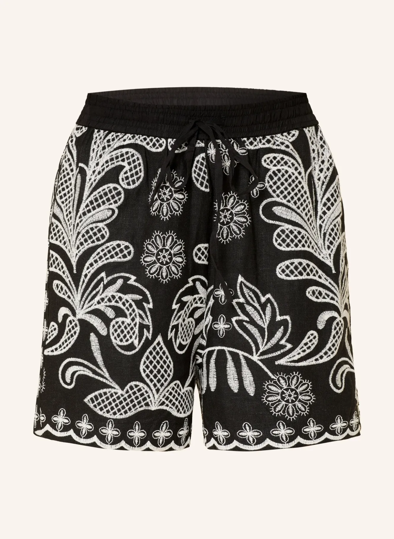 Shorts mit Leinen