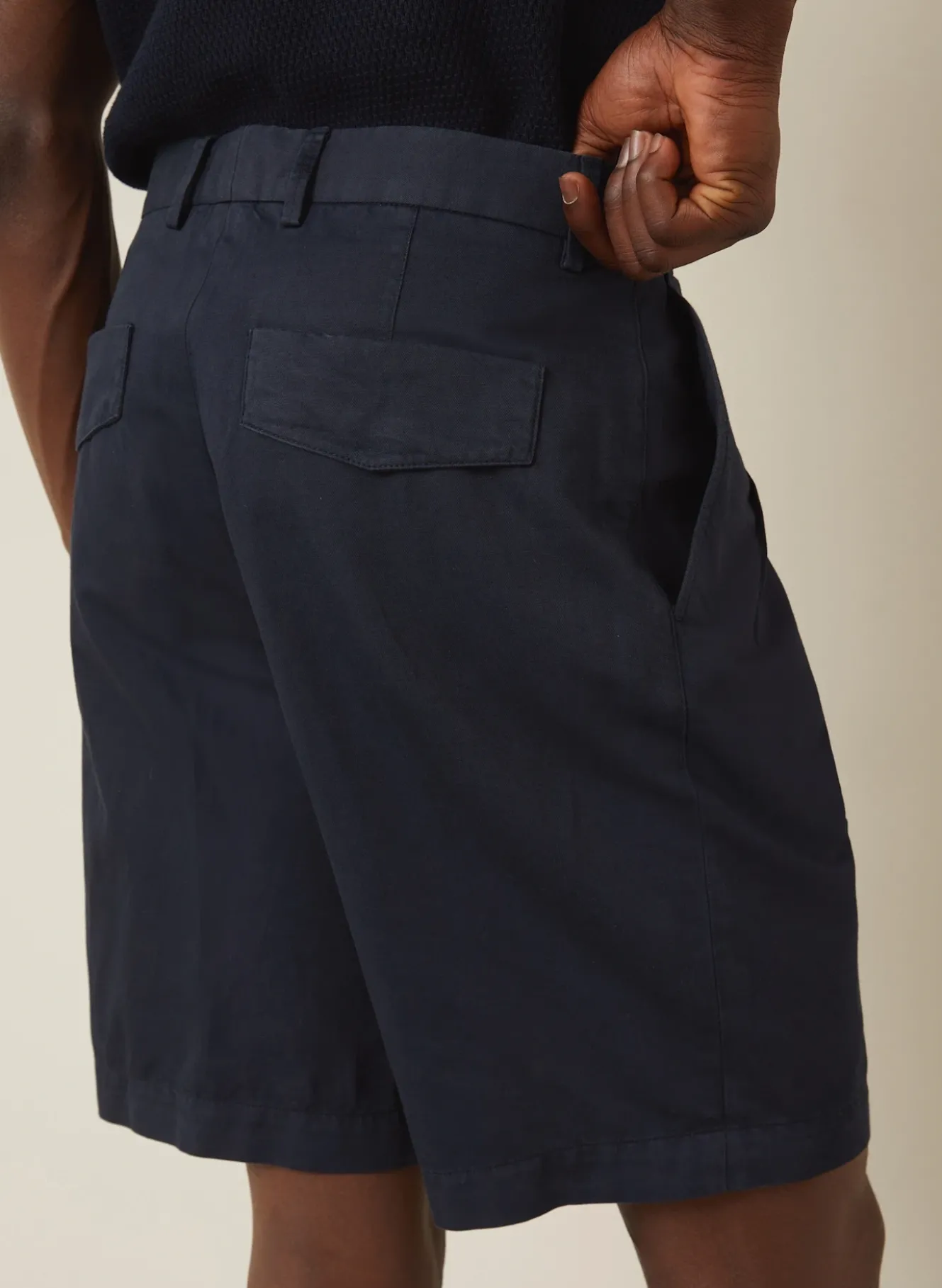 Shorts mit Leinen