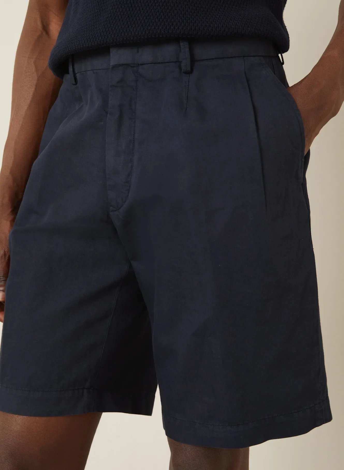 Shorts mit Leinen
