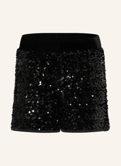 Shorts mit Pailletten