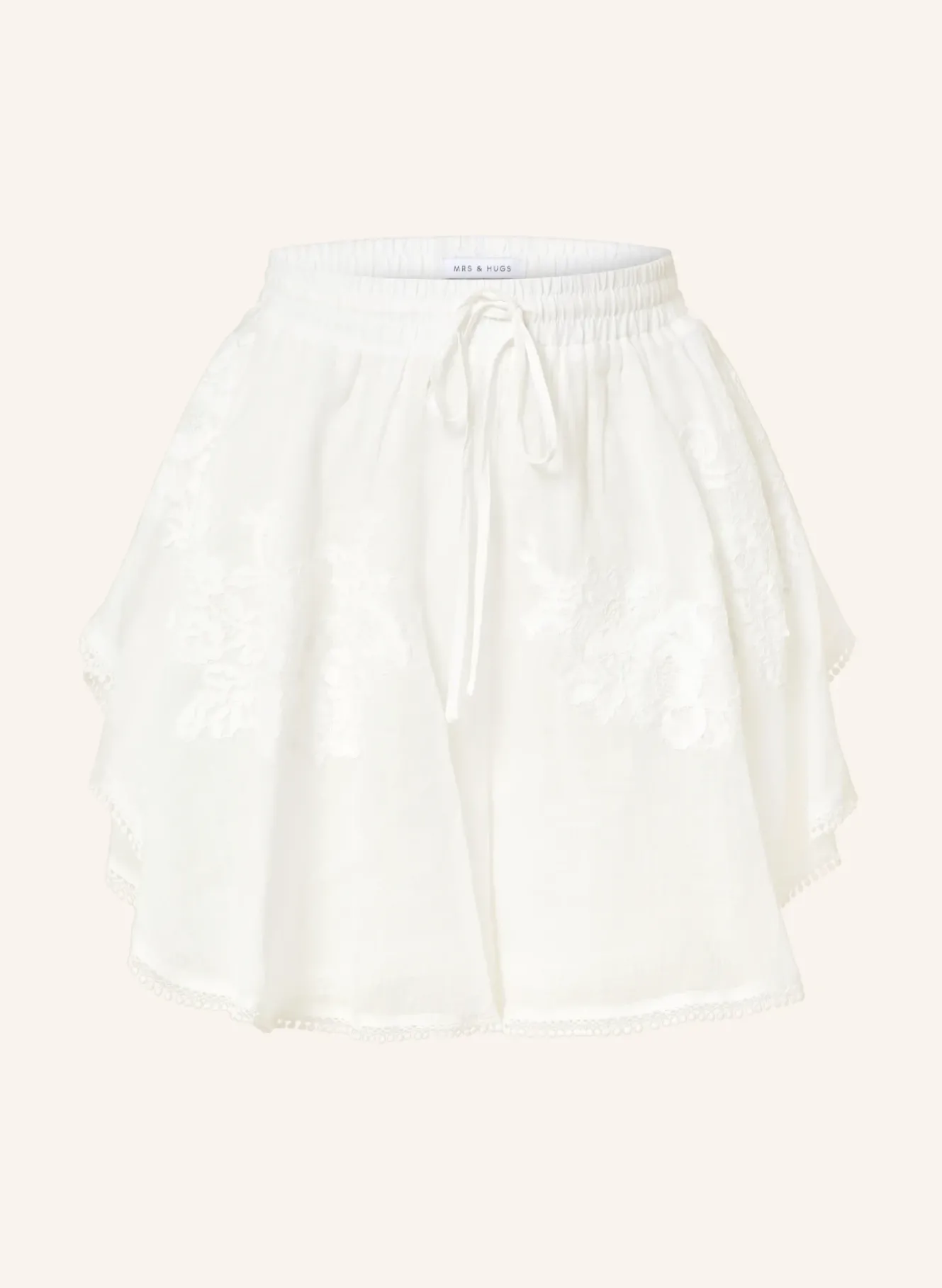 Shorts mit Spitze