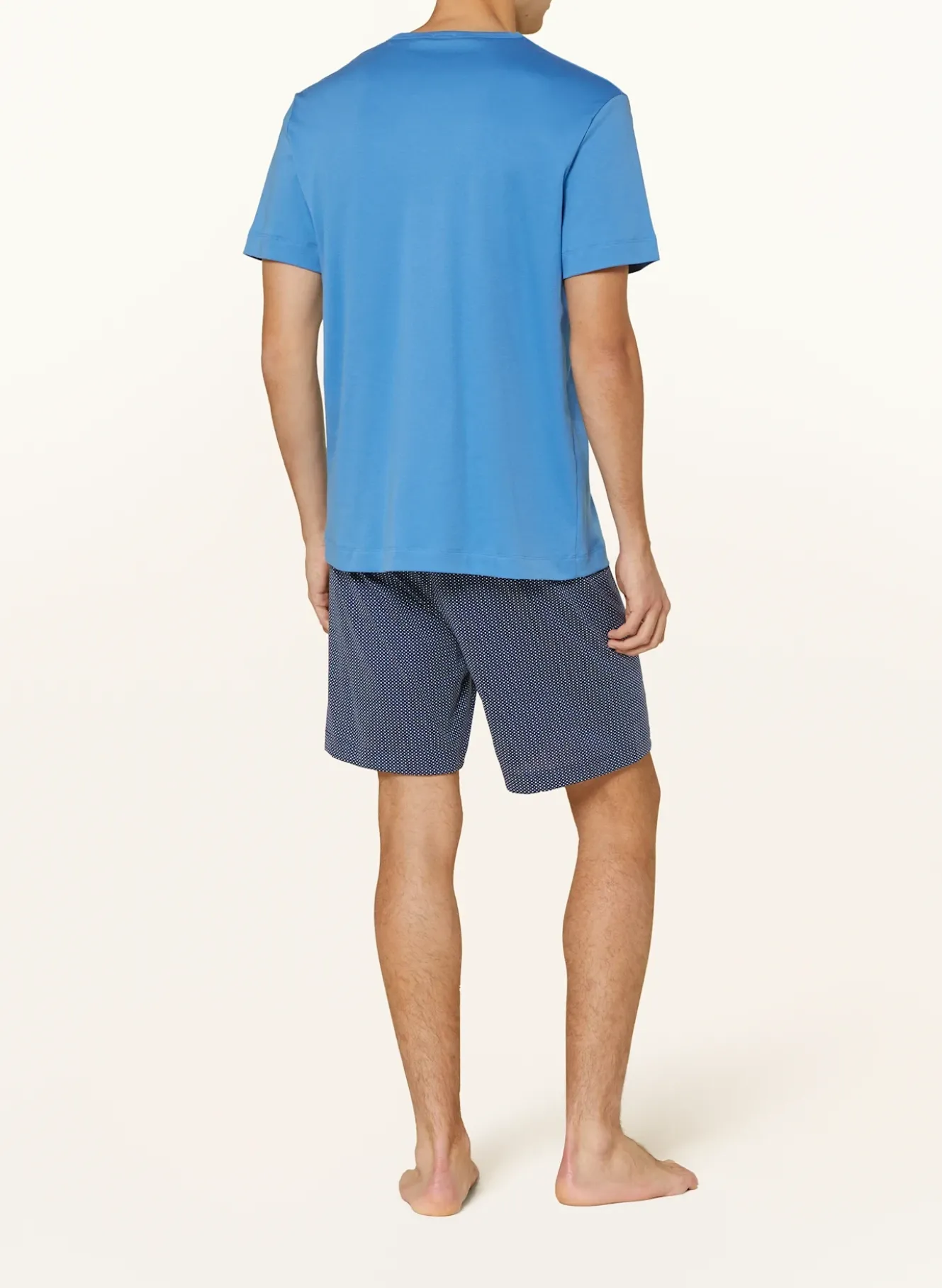 Shorty-Schlafanzug Serie MICRO BLUE