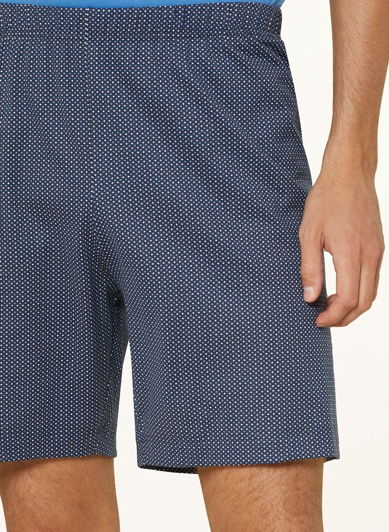 Shorty-Schlafanzug Serie MICRO BLUE