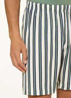 Shorty-Schlafanzug Serie PALM STRIPES