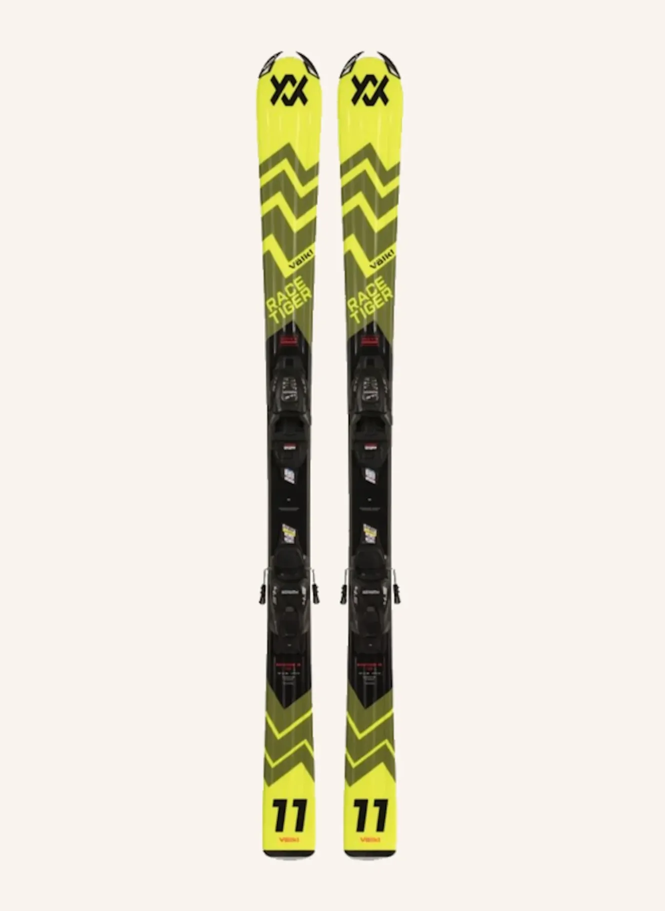 Skiset RACETIGER YELLOW 80-90 2025