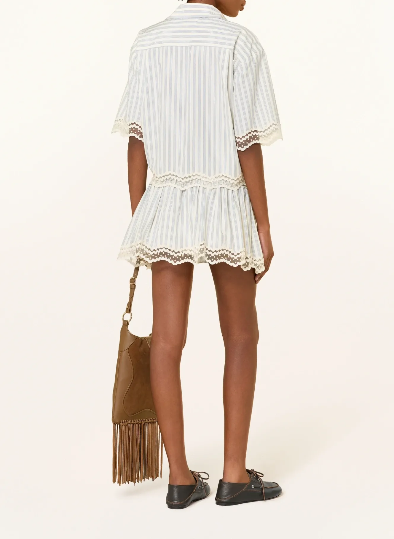 Skort mit Spitze