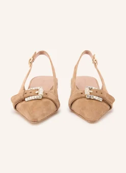Slingballerinas NIKA mit Schmucksteinen