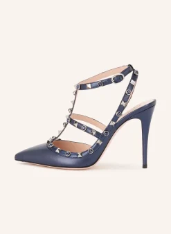 Slingpumps ROCKSTUD mit Nieten und Schmucksteinen