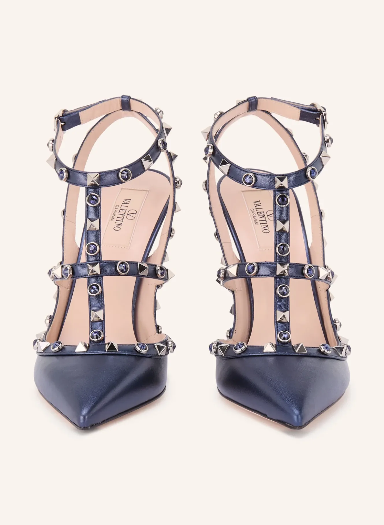 Slingpumps ROCKSTUD mit Nieten und Schmucksteinen