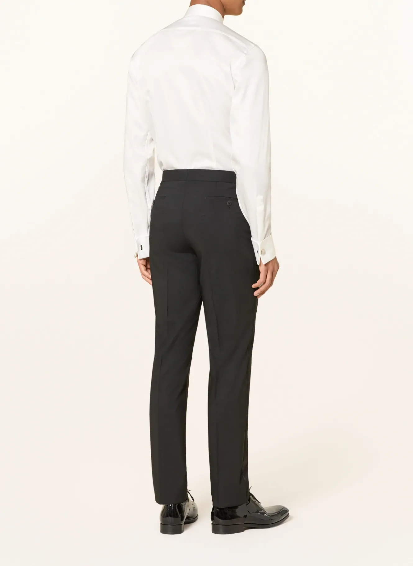 Smoking-Hemd tailored fit mit Umschlagmanschette