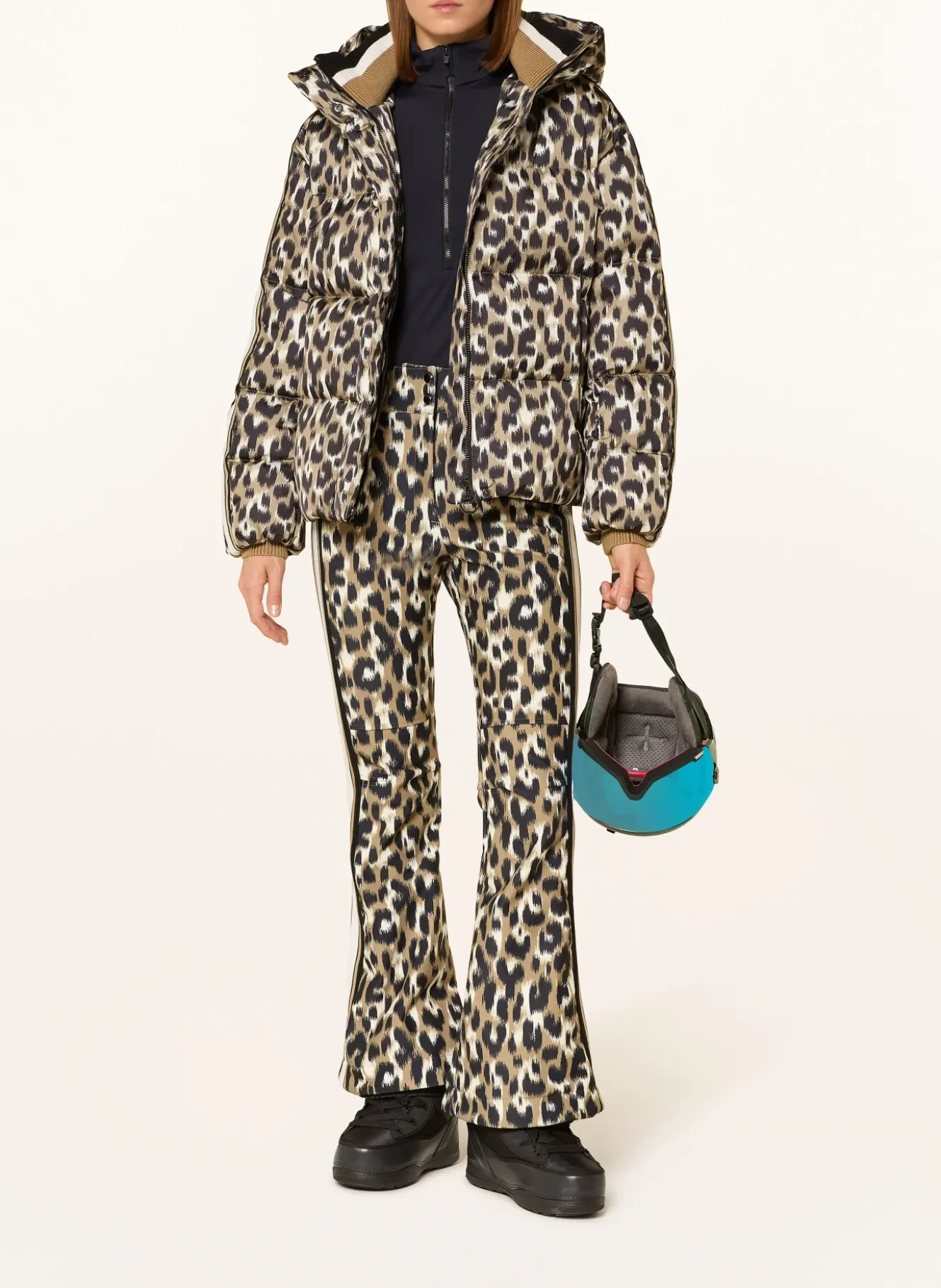 Softshell-Skihose ELANCIA LEOPARD
