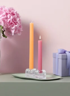 Stabkerze cassis+soleil,Set 2 Stück FLEUR ACCESSOIRES CASSIS