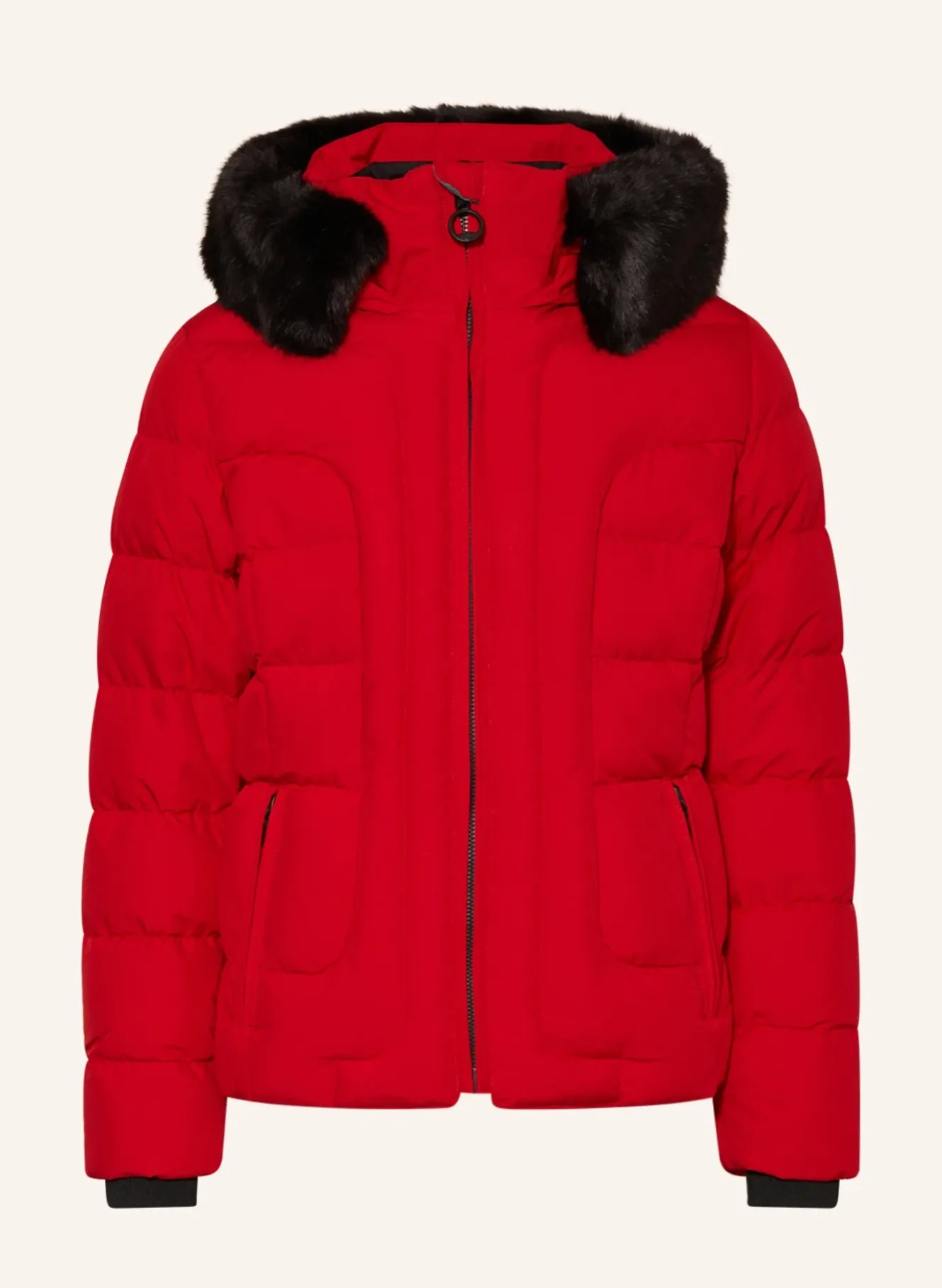 Steppjacke BELVITESSE mit Kunstpelz