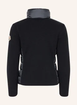 Steppjacke im Materialmix