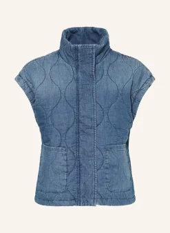 Steppjacke in Jeansoptik