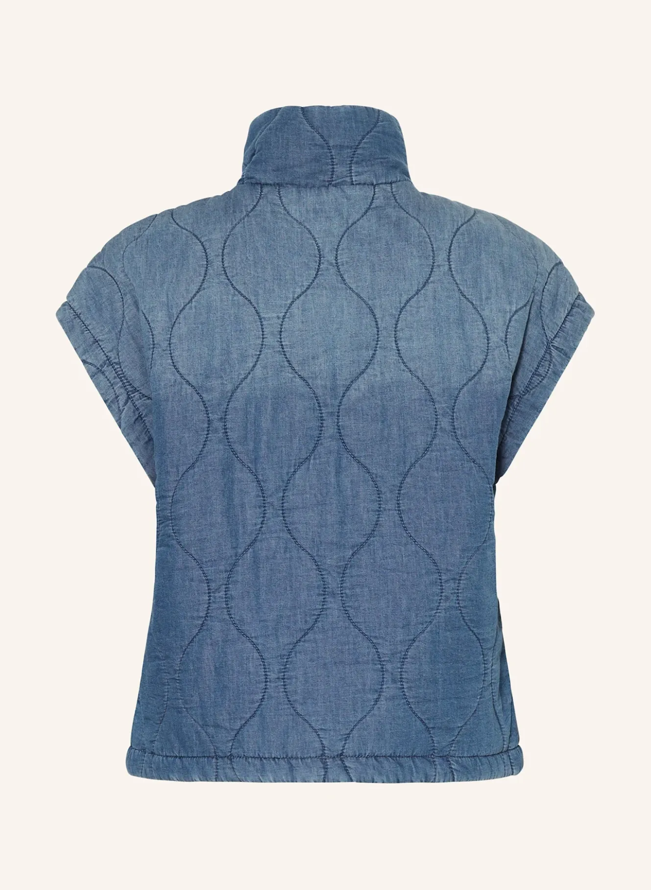 Steppjacke in Jeansoptik