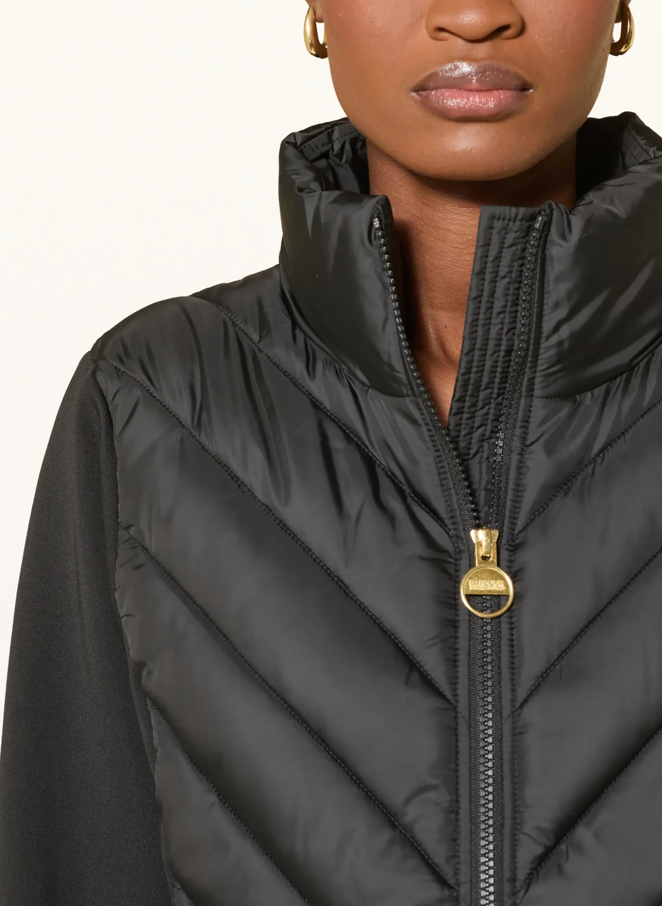 Steppjacke LUXARA im Materialmix