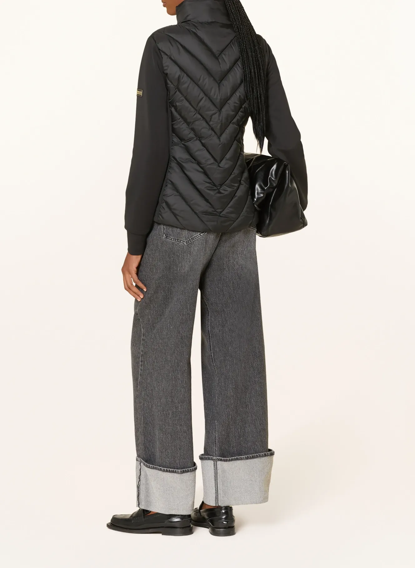Steppjacke LUXARA im Materialmix
