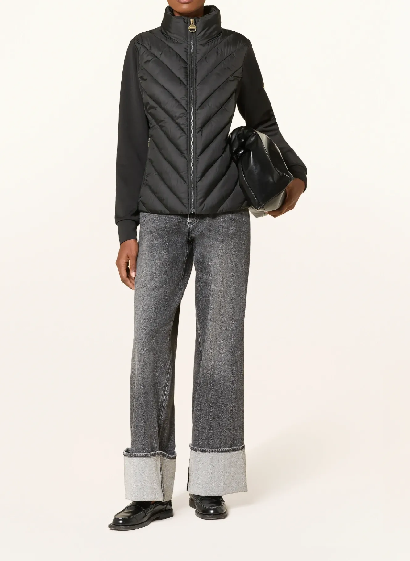 Steppjacke LUXARA im Materialmix