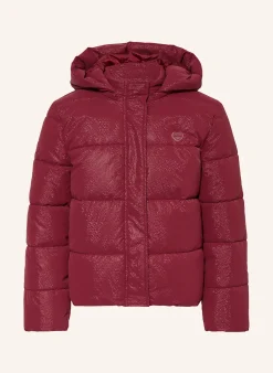 Steppjacke mit abnehmbarer Kapuze