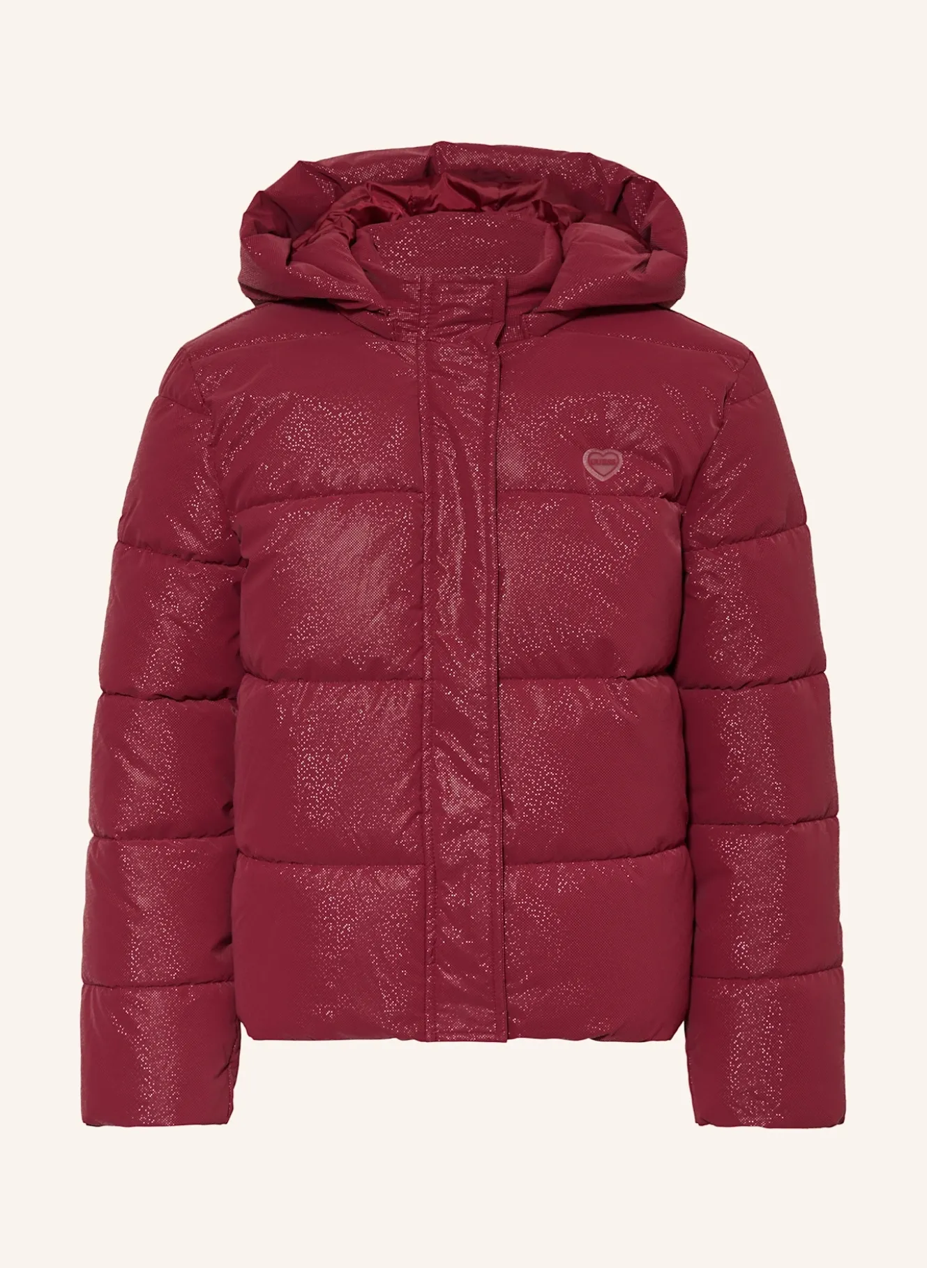 Steppjacke mit abnehmbarer Kapuze