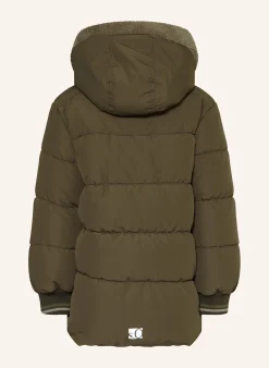 Steppjacke mit abnehmbarer Kapuze