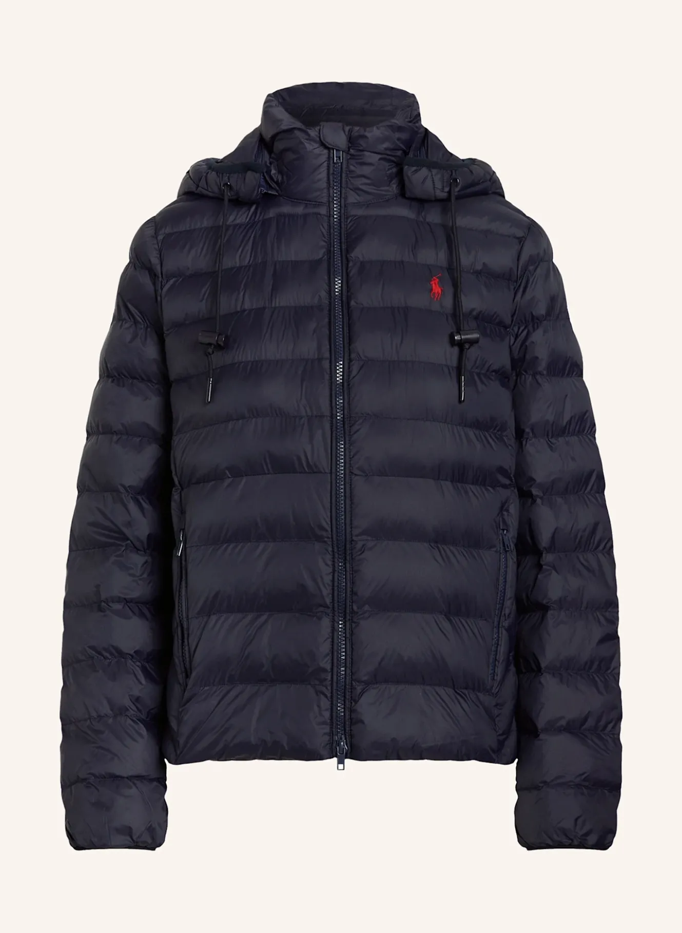 Steppjacke mit abnehmbarer Kapuze