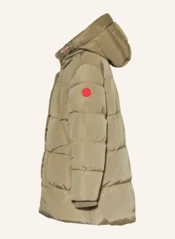 Steppjacke mit Kunstpelz