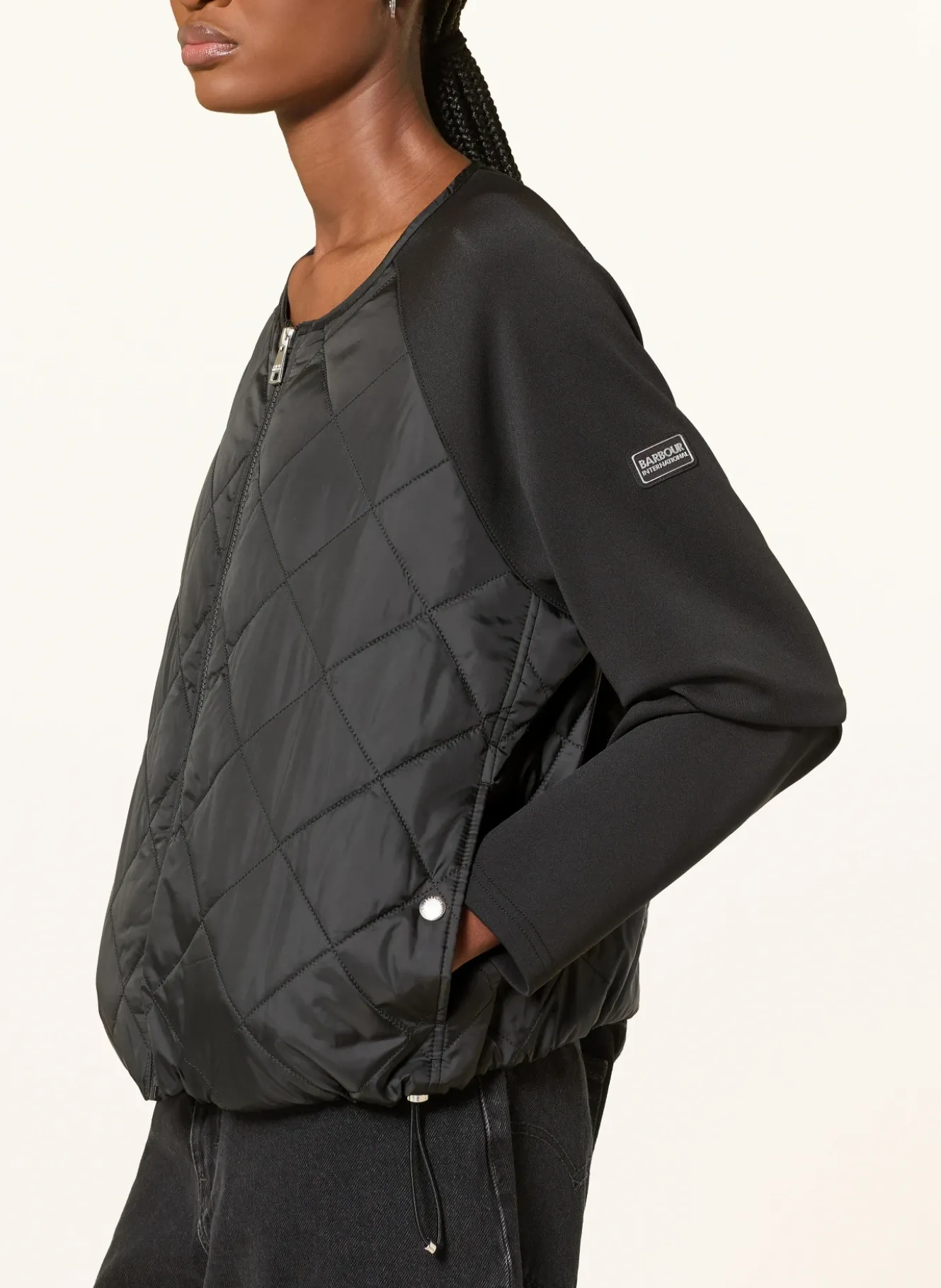 Steppjacke SEREN im Materialmix
