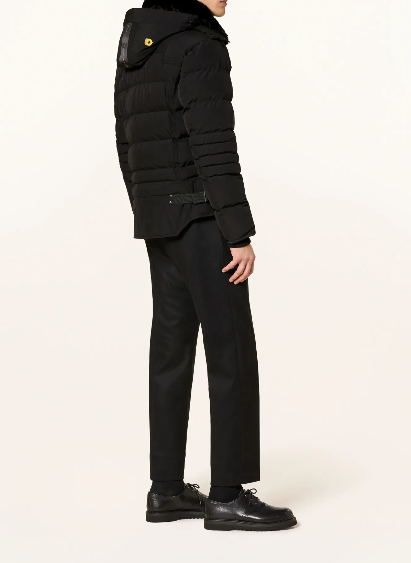 Steppjacke STARSTREAM mit abnehmbarer Kapuze und Kunstfellbesatz