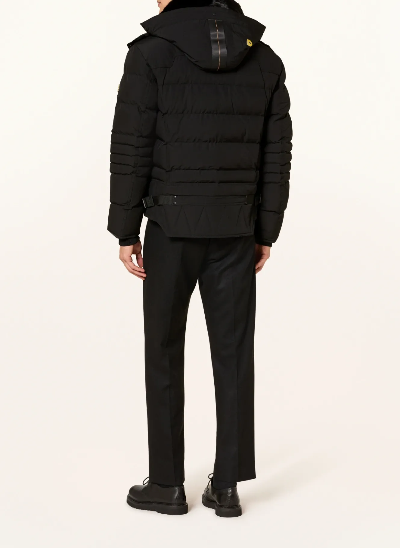 Steppjacke STARSTREAM mit abnehmbarer Kapuze und Kunstfellbesatz