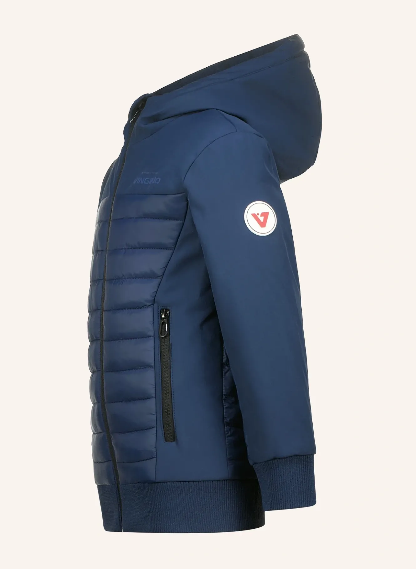 Steppjacke TEFFER im Materialmix