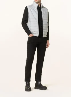 Steppweste WILLIAM im Materialmix