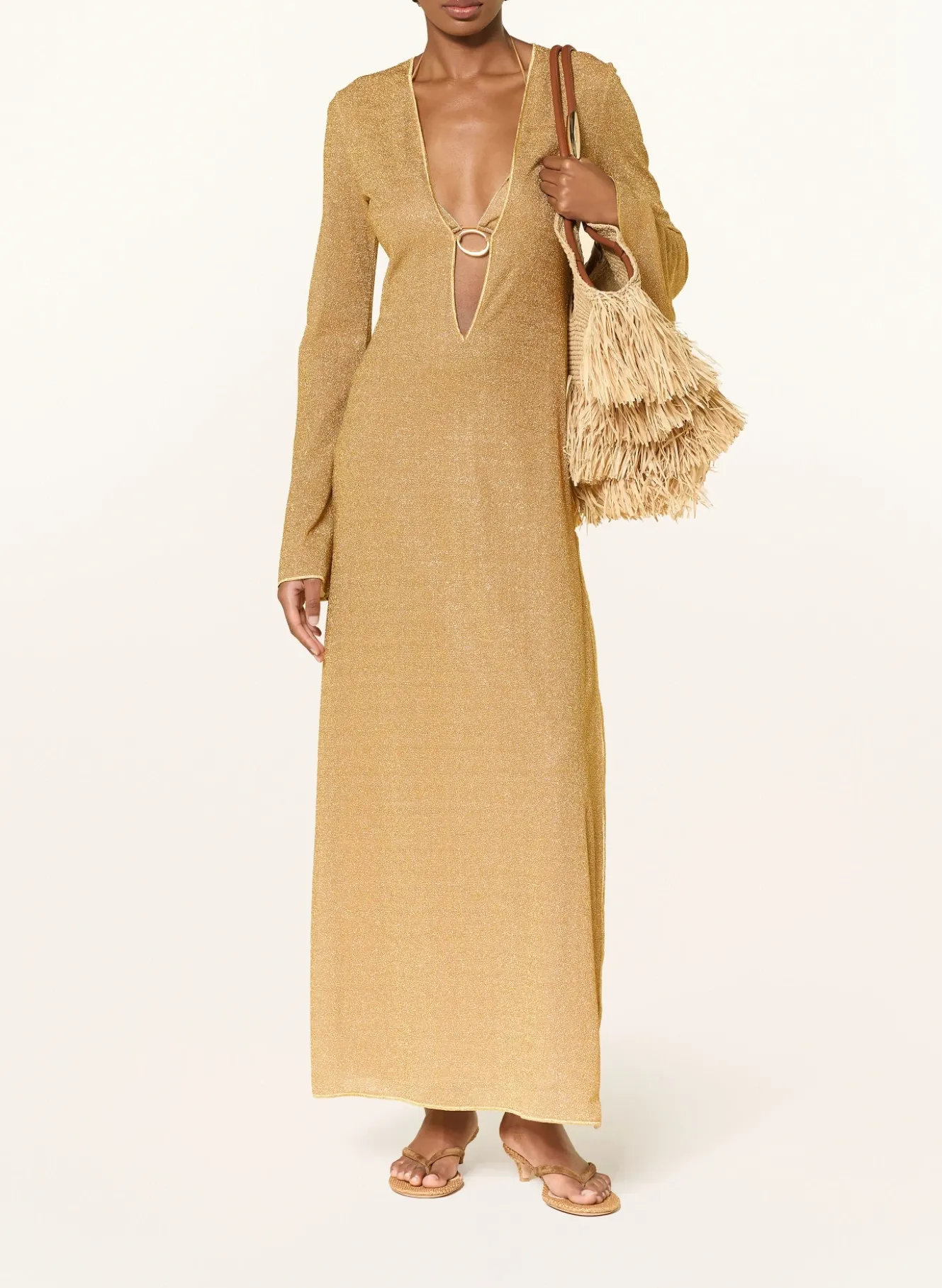 Strandkleid LUMIÈRE mit Glitzergarn