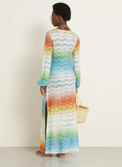 Strandkleid mit Glitzergarn