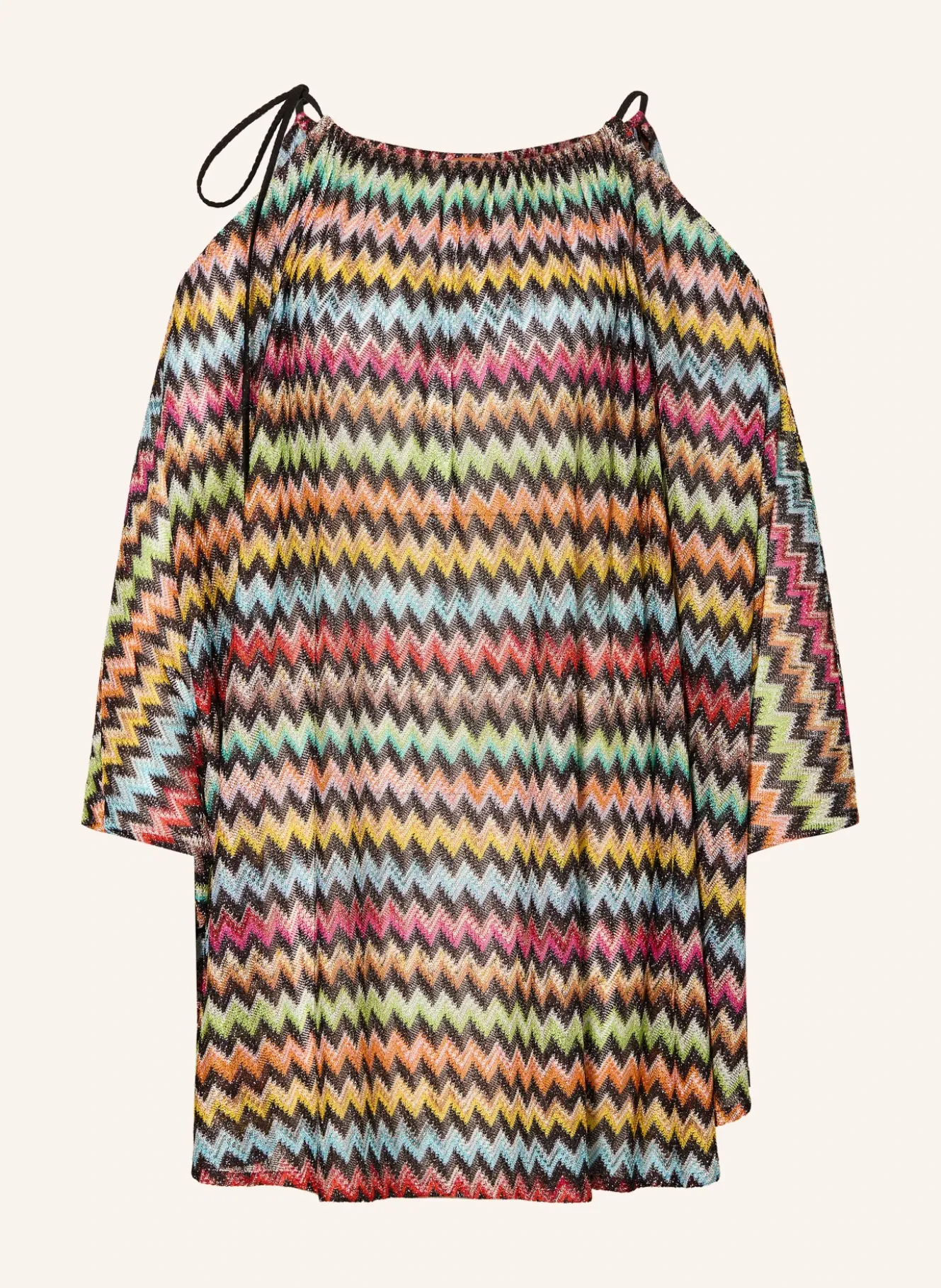 Strandkleid mit Glitzergarn