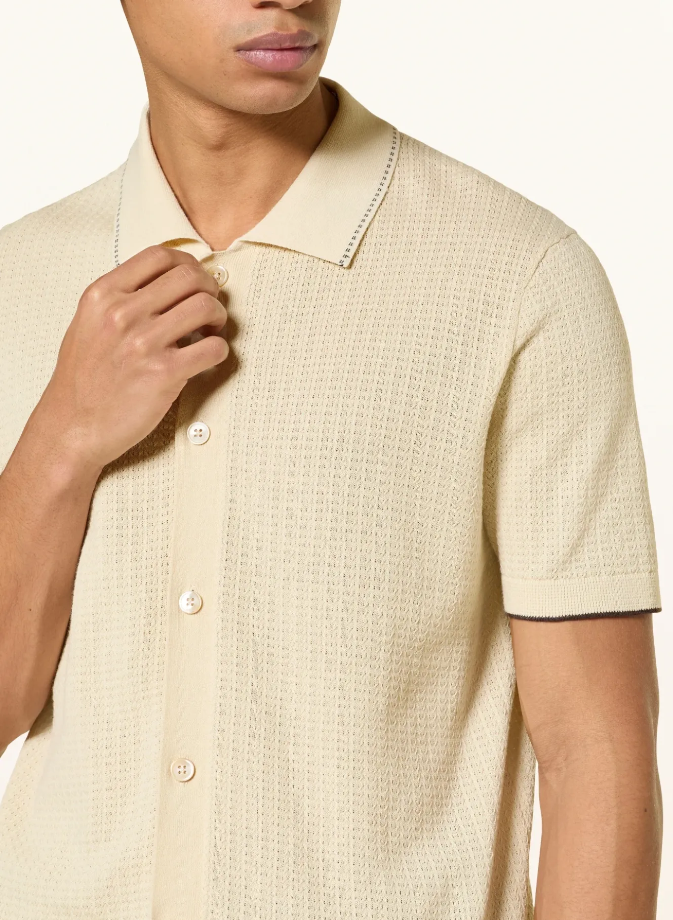 Strickhemd NALO Regular Fit