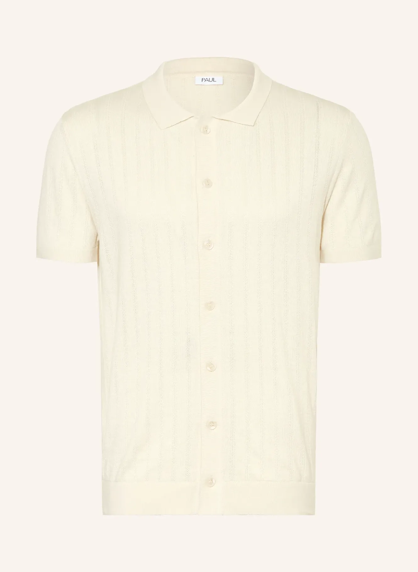 Strickhemd Slim Fit