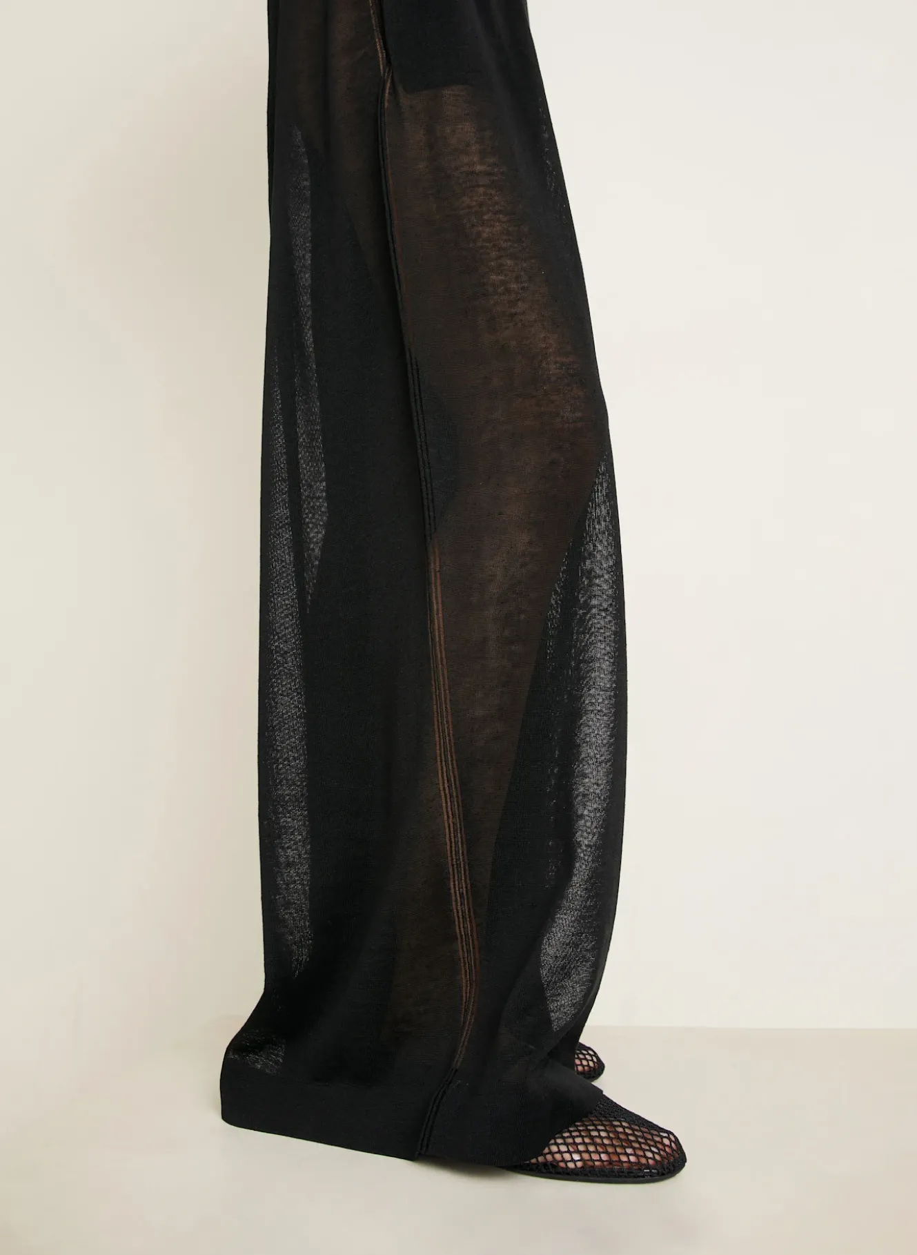 Strickhose aus Leinen