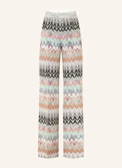 Strickhose mit Glitzergarn