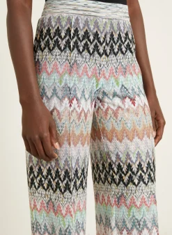Strickhose mit Glitzergarn